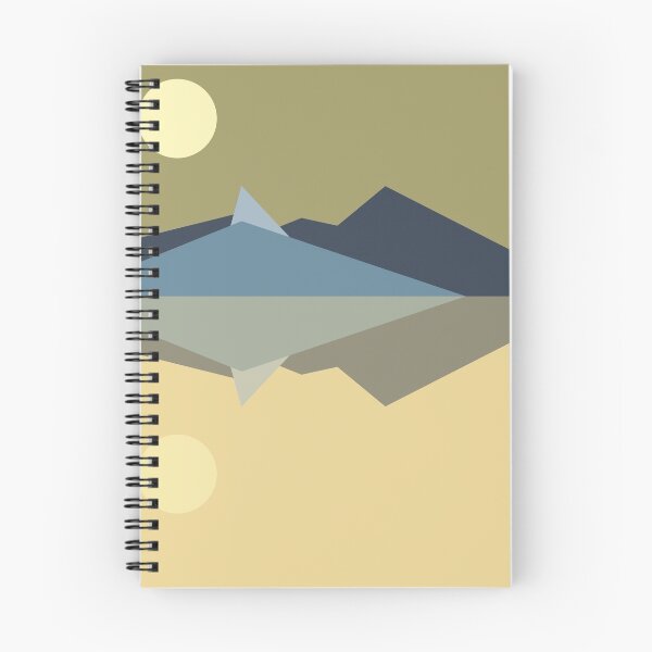 Item preview, Geometric landscape generative art poster illustration designed and sold by IuriiVlasenko.