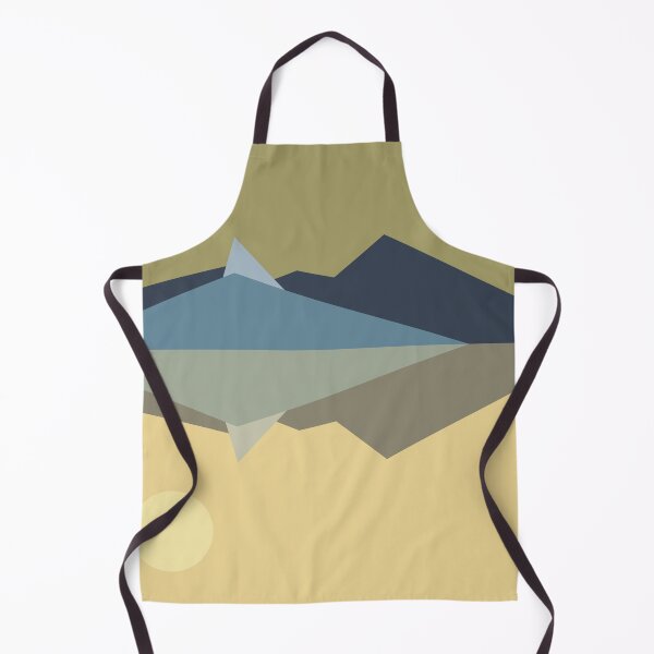 Item preview, Geometric landscape generative art poster illustration designed and sold by IuriiVlasenko.