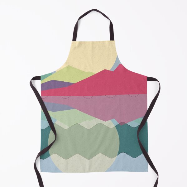 Item preview, Geometric landscape generative art poster illustration designed and sold by IuriiVlasenko.