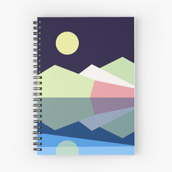 Item preview, Geometric landscape generative art poster illustration designed and sold by IuriiVlasenko.