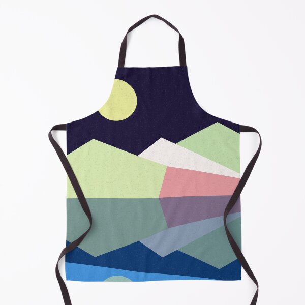 Item preview, Geometric landscape generative art poster illustration designed and sold by IuriiVlasenko.
