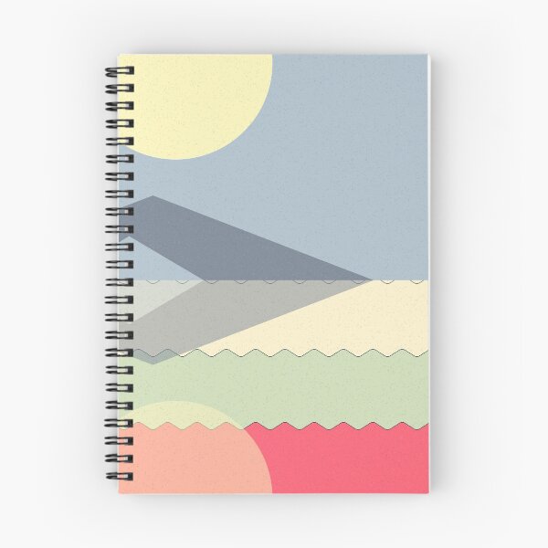Item preview, Geometric landscape generative art poster illustration designed and sold by IuriiVlasenko.
