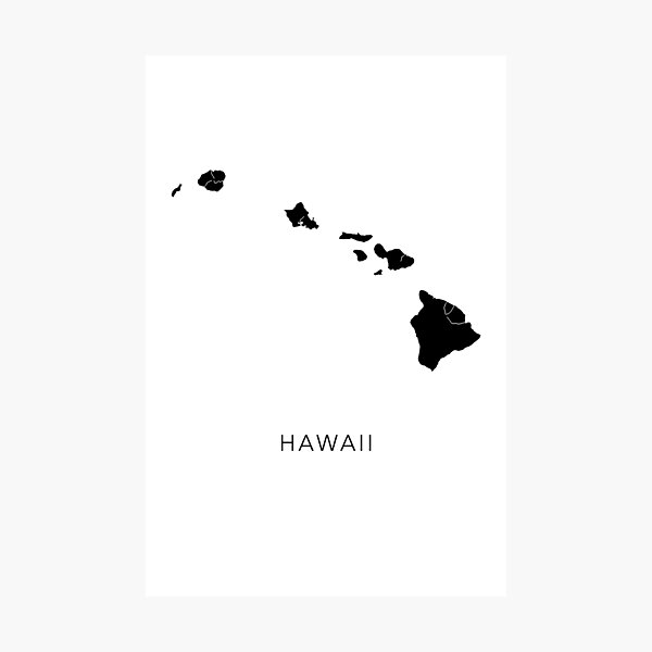 Item preview, Map of Hawaii designed and sold by By-Danni-Marie.
