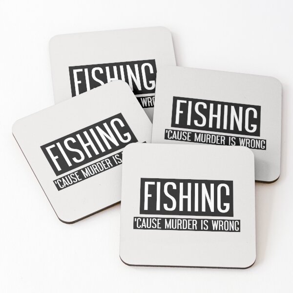 Item preview, Fishing Because Murder Is Wrong designed and sold by Wachi-A.