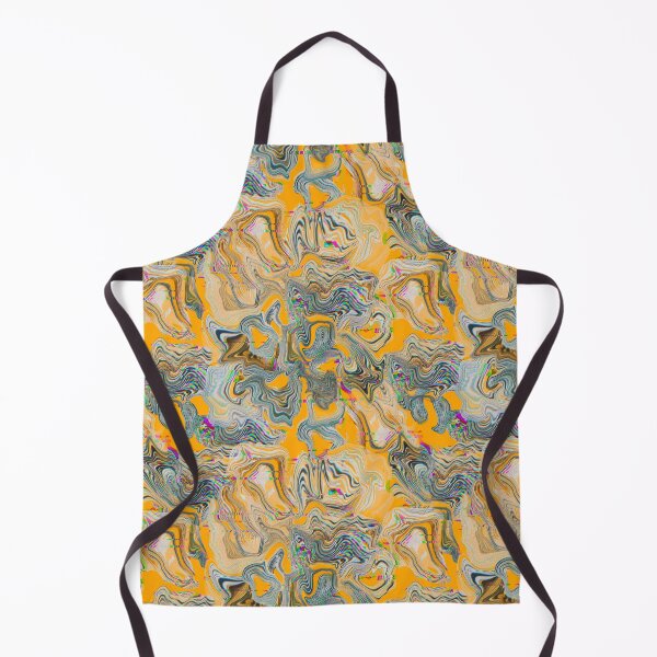 Item preview, Glitch marble pattern neon yellow designed and sold by ANAKOTO.