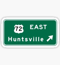 Huntsville, panneau routier, AL Sticker