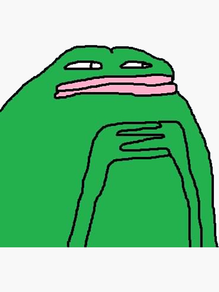 thinking pepe | Sticker