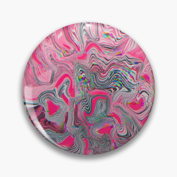 Item preview, Glitch marble pattern neon fuchsia designed and sold by ANAKOTO.