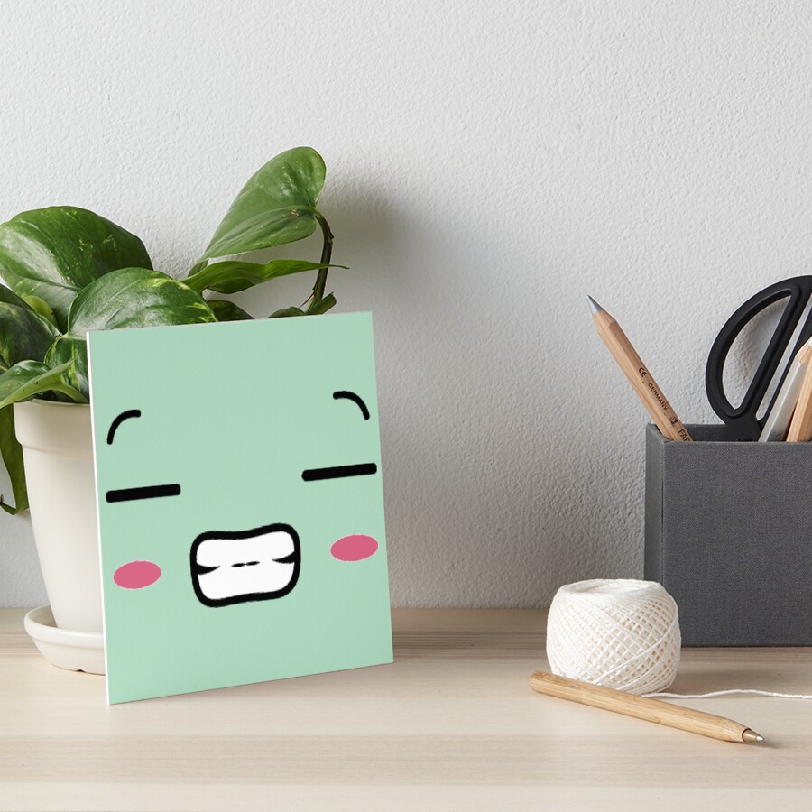 "Roblox Tooth Face" Art Board Print by hutamaAdi98 Redbubble