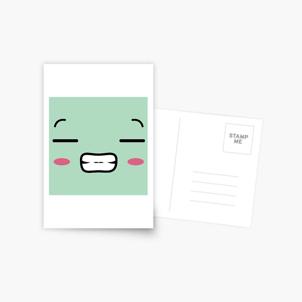 "Roblox Tooth Face" Postcard by hutamaAdi98 Redbubble