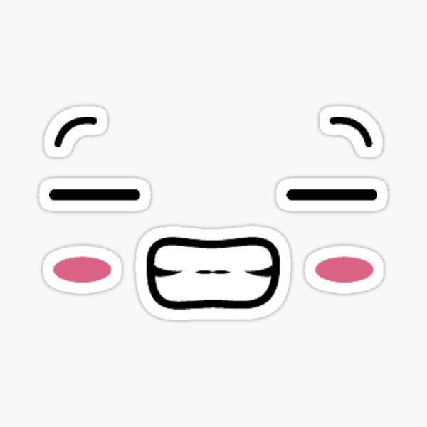 "Roblox Tooth Face" Sticker by hutamaAdi98 Redbubble