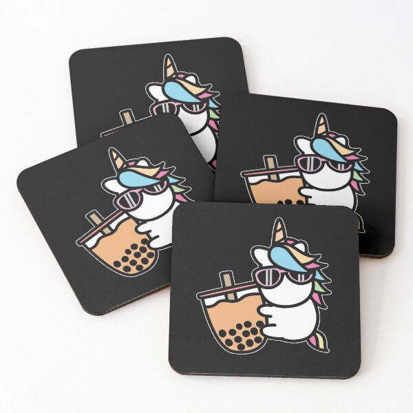 Item preview, Unicorn drinking Bubble Tea designed and sold by UllUDesign.