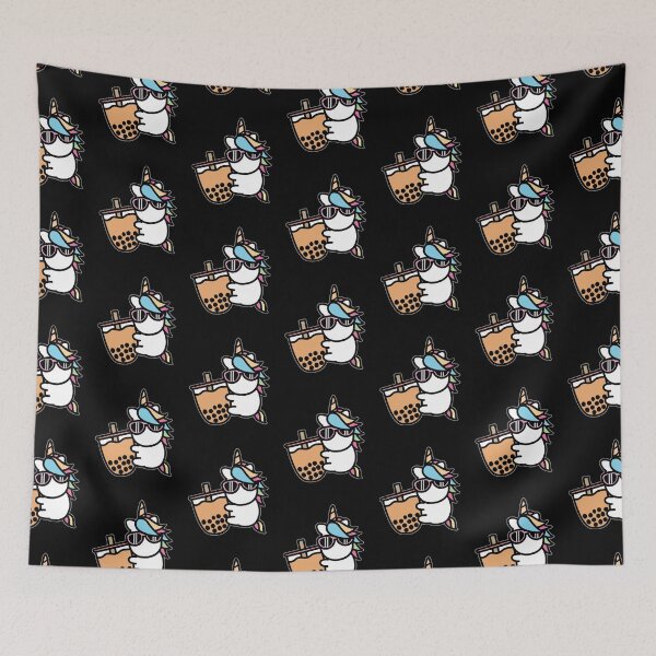 Item preview, Unicorn drinking Bubble Tea designed and sold by UllUDesign.
