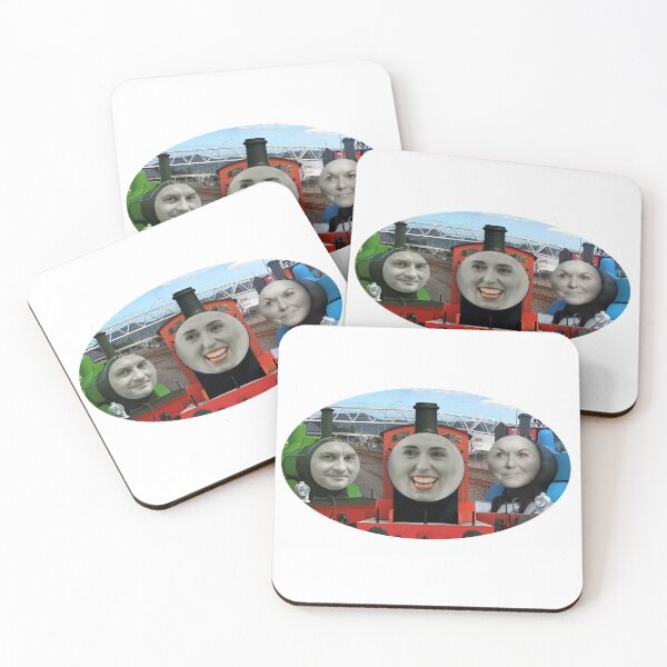 Item preview, Jacinda Ardern, James Shaw, Judith Collins - Thomas the Tank Engine tribute designed and sold by Sweet-As.