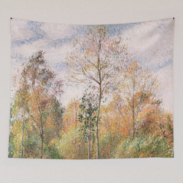 Item preview, Automne, Peupliers, Eragny (Autumn, Poplars, Eragny) By Camille Pissarro (French, 1830-1903) designed and sold by sunny-007.