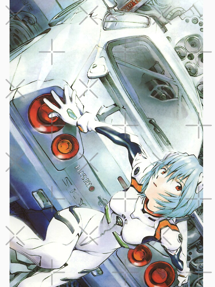 Neon Genesis Evangelion Manga Art Board Print for Sale by GeeknGo