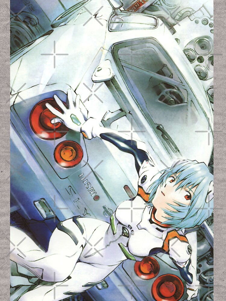 Neon Genesis Evangelion Manga Design (white) Art Board Print for Sale by  snriffs