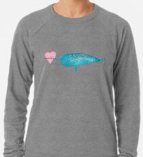 Narwal-Liebe Leichtes Sweatshirt