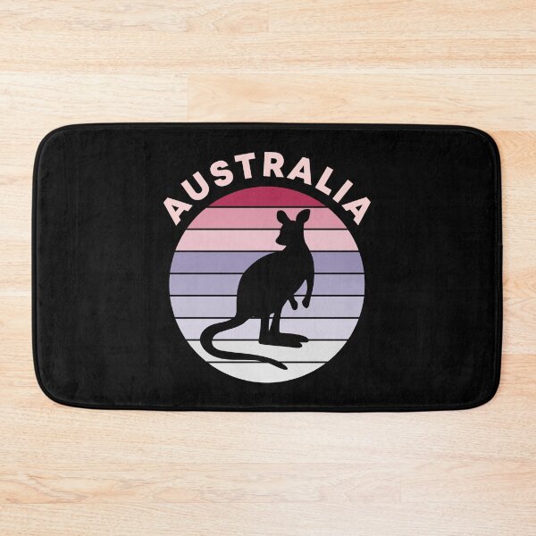 Item preview, Australia. Kangaroo on vintage sunset designed and sold by TashaVector.