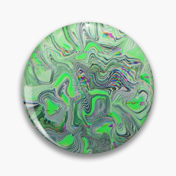 Item preview,  Glitch marble pattern neon green designed and sold by ANAKOTO.