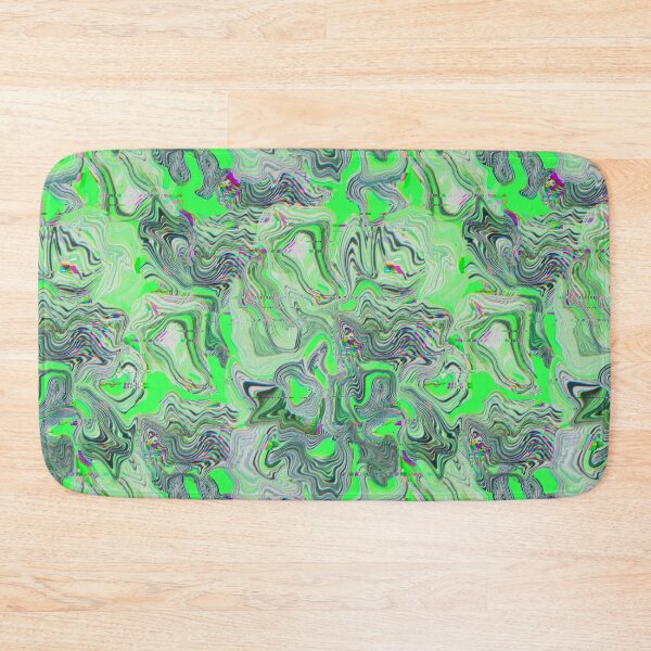 Item preview,  Glitch marble pattern neon green designed and sold by ANAKOTO.