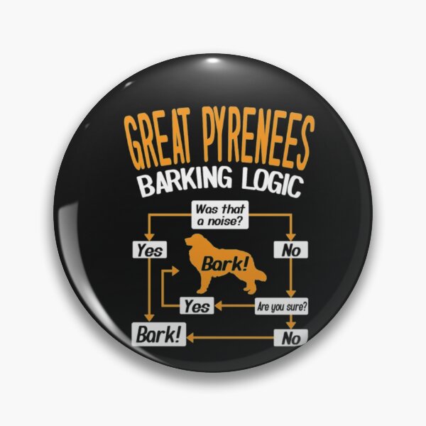 Item preview, Great Pyrenees Barking Logic T-Shirt  designed and sold by StarcyWol.