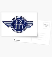 A380 Pilot Postcards