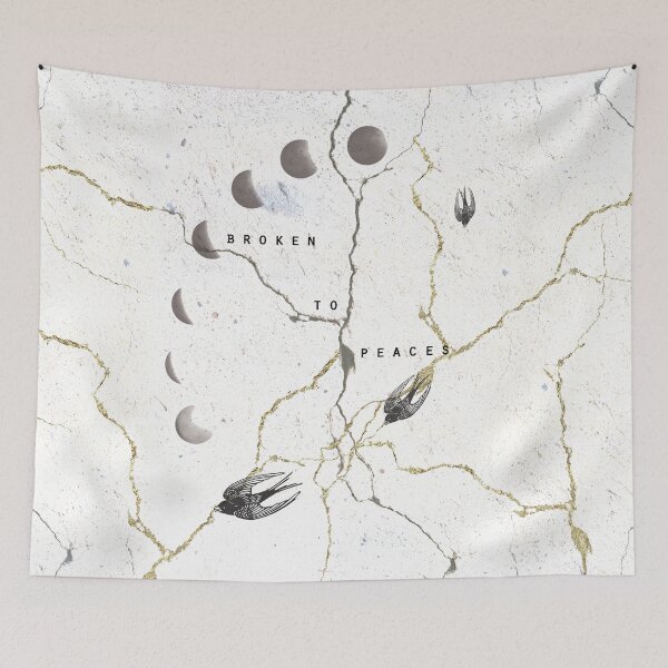 Item preview, Broken To Pieces Peaces Kintsugi designed and sold by bittergodart.