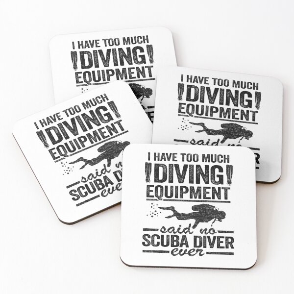 Item preview, Funny Diver Equipment Scuba Diving Quote Divers designed and sold by Stronzi.