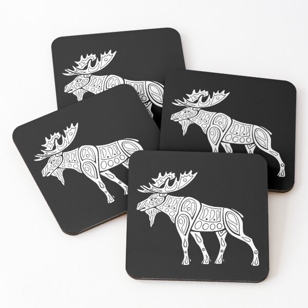 Item preview, Native Inspired Moose designed and sold by DahlisCrafter.
