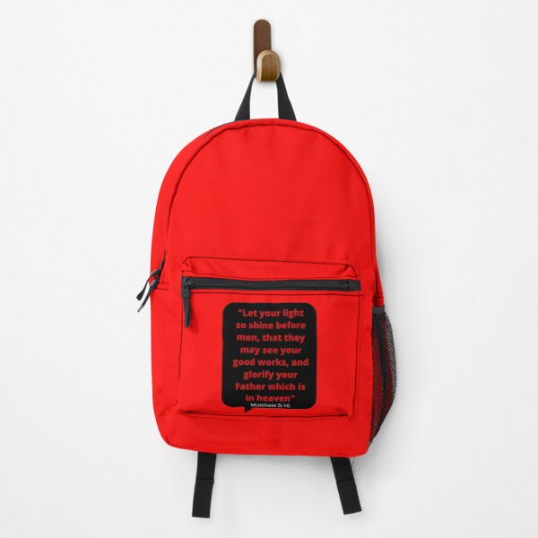 Item preview, Red Letter Quotes Matthew 5:16 designed and sold by jutaylor.