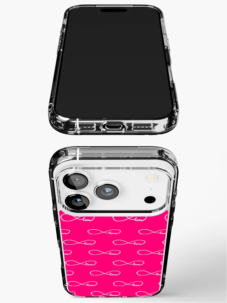 Thumbnail 3 of 5, iPhone Case, Infinity Love Pattern designed and sold by GoldLightStudio.