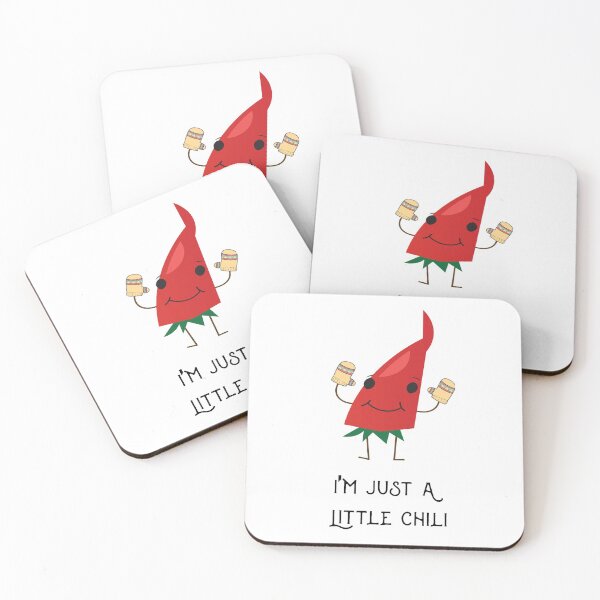 Item preview, I'm Just A Little Chili Pepper Vegetable Pun designed and sold by ZestyFruit.