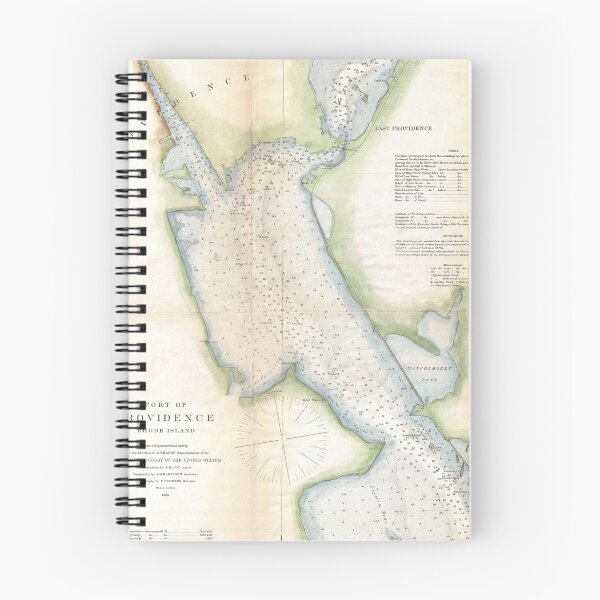 Item preview, Vintage Port of Providence Rhode Island Map (1865) designed and sold by BravuraMedia.