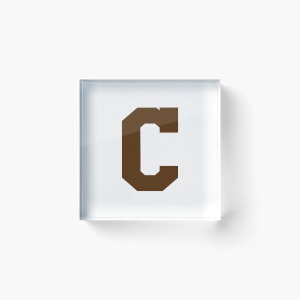 Item preview, Alphabet, Brown C, Sports letter C designed and sold by TheCultStuff.