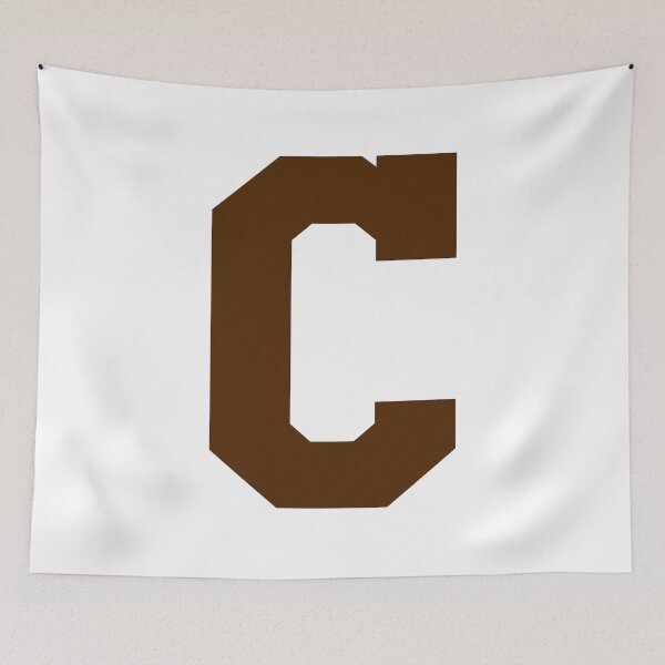 Item preview, Alphabet, Brown C, Sports letter C designed and sold by TheCultStuff.
