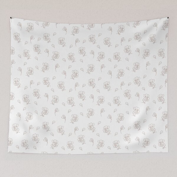 Item preview, Terracotta Leaves Seamless Pattern - White designed and sold by seemune.