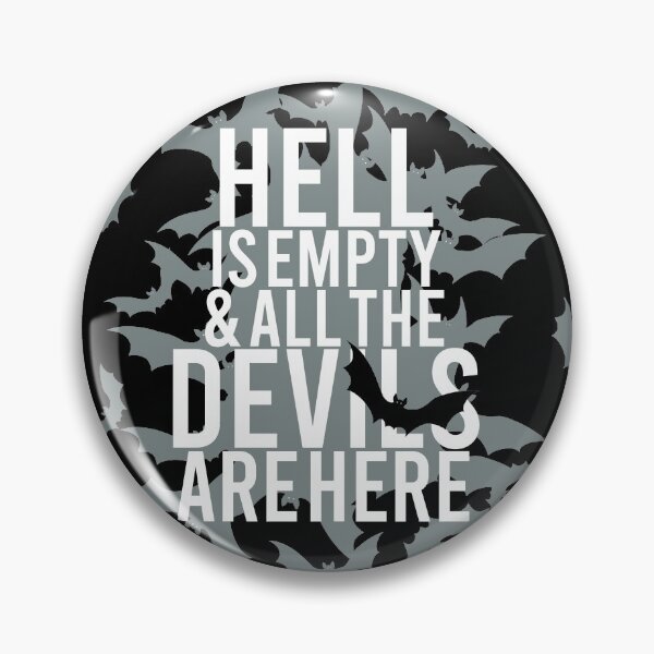 Item preview, Shakespeare The Tempest (Hell is Empty) designed and sold by QuoteGeek.