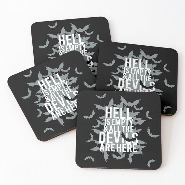 Item preview, Shakespeare The Tempest (Hell is Empty) designed and sold by QuoteGeek.