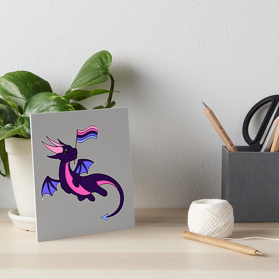 Omnisexual Pride Dragon Art Board Print For Sale By Wellthatwasnt