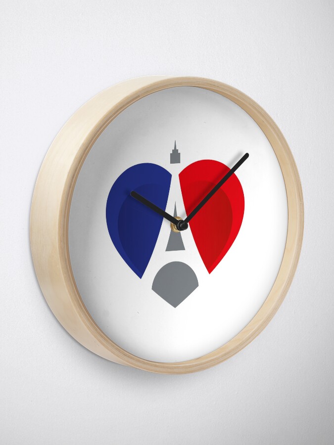 Alternative Ansicht von French Heart Uhr