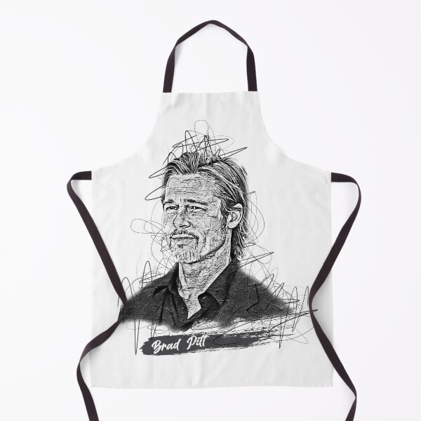 Item preview, Brad Pitt Abstract Sketch Art, Brad Pitt designed and sold by graphic-genie.
