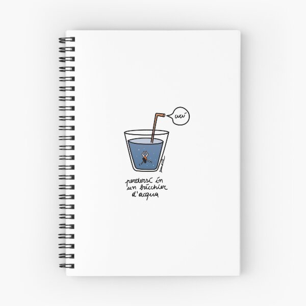 Item preview, Perdersi in un Bicchier D'Acqua designed and sold by Mimmocce.