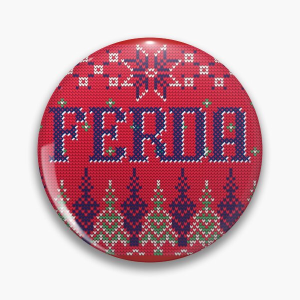 Item preview, Letterkeny Ferda Ugly Christmas sweater in red designed and sold by PincGeneral.