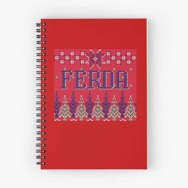 Item preview, Letterkeny Ferda Ugly Christmas sweater in red designed and sold by PincGeneral.