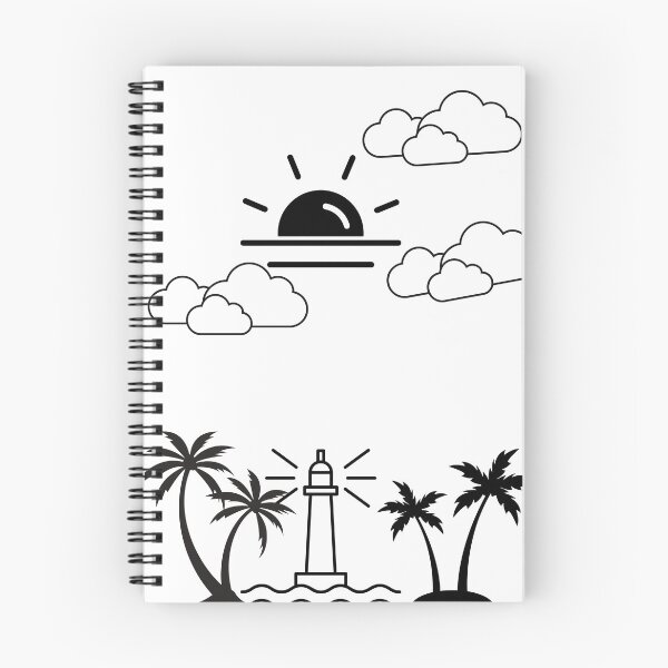 Item preview, Lighthouse and palm trees designed and sold by OlgaKipsidou.