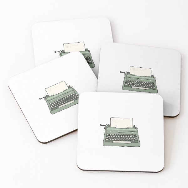 Item preview, Sage Green Typewriter  designed and sold by Lavender-Cloud.