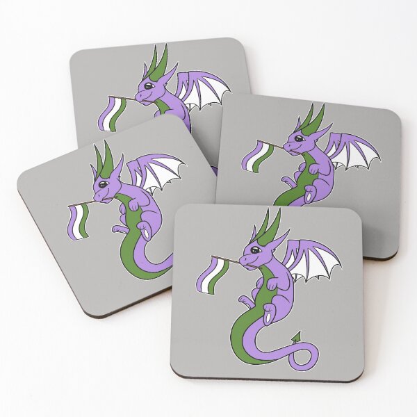 Item preview, Genderqueer pride dragon designed and sold by wellthatwasnt.