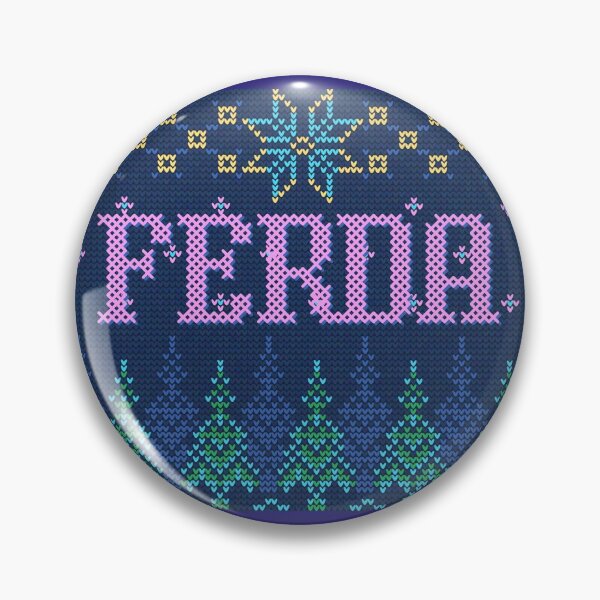 Item preview, Letterkeny Ferda Ugly Christmas sweater in Blue designed and sold by PincGeneral.