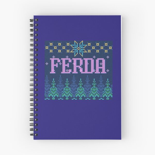 Item preview, Letterkeny Ferda Ugly Christmas sweater in Blue designed and sold by PincGeneral.